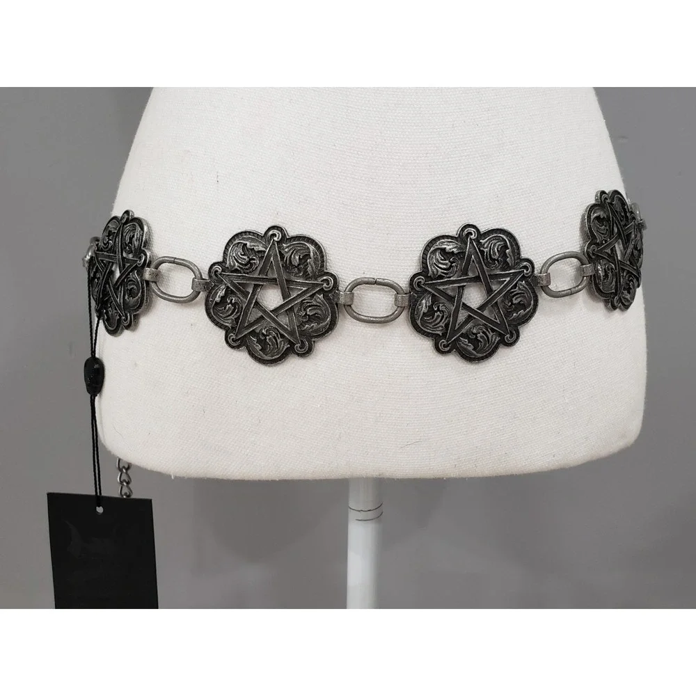 NEW Killstar Gothic Pentagram Chain Belt Occult Witchy Grunge Punk Emo Festival